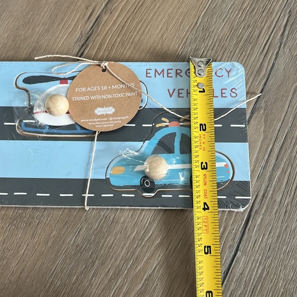 NWT Mud Pie Emergency Vehicles ๐ Knob Puzzle - Picture 8 of 8